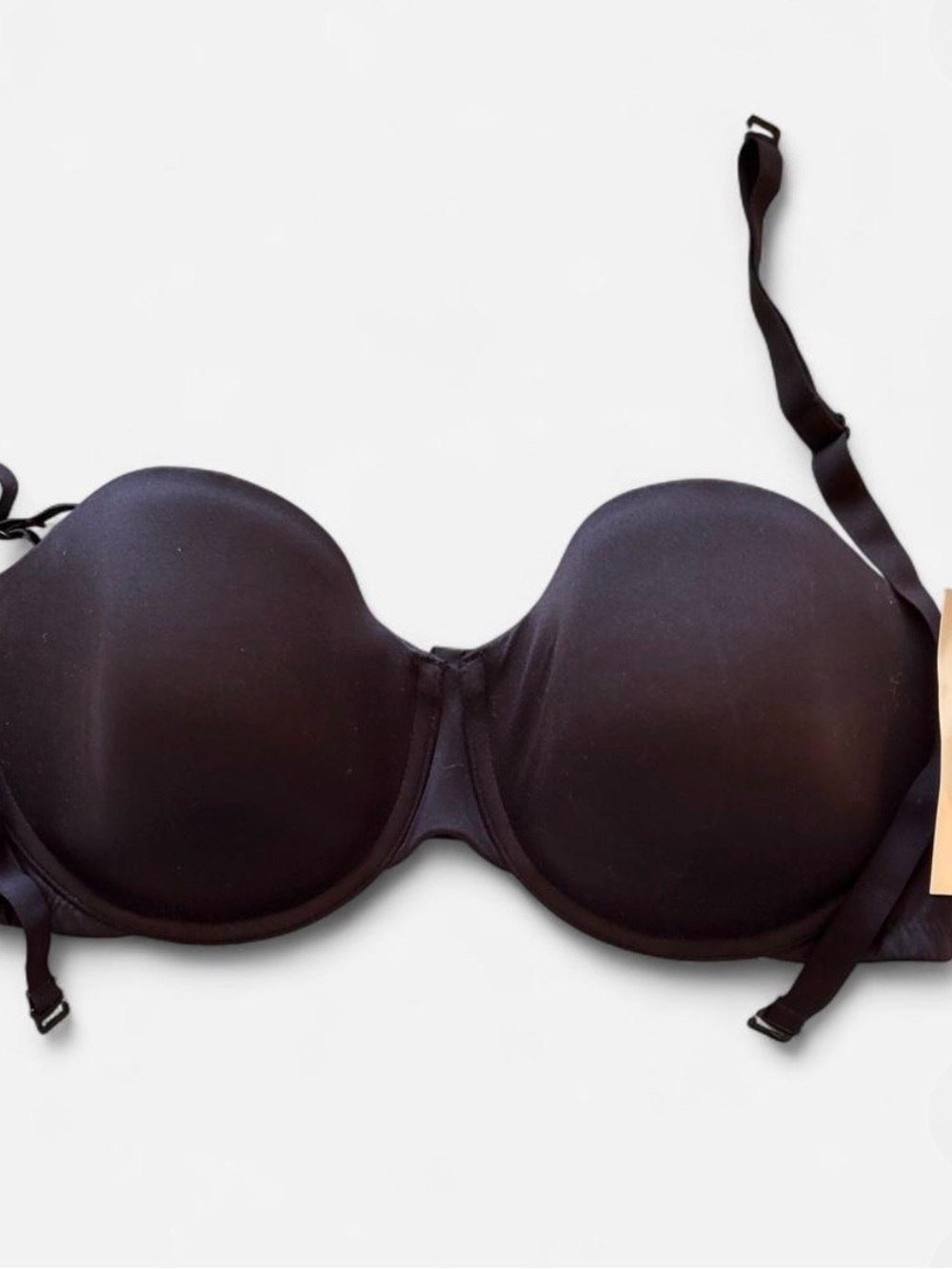 Bali Black Strapless Convertible T-Shirt Bra
